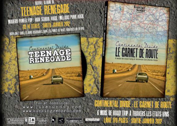 TEENAGE RENEGADE – carnet de route